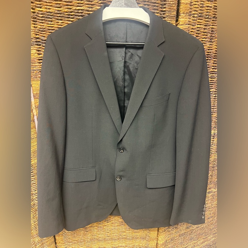 Hugo Boss -‎ Men's Black Blazer, Size: 40R, Stretch, Pre-Owned